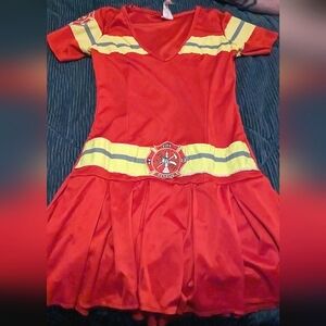 Sexy fire woman costume